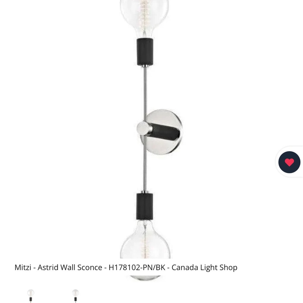 BRAND NEW IN BOX Mitzi Astrid Wall Sconce